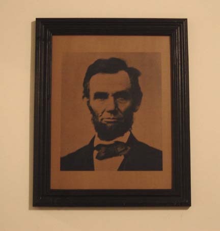 Large Abe Lincoln print-