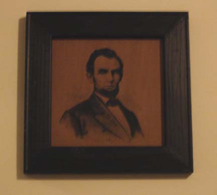 Small Abe Lincoln print-