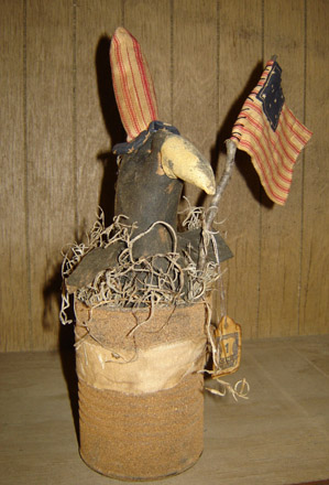 AM113 Americana Crow in Rusty Can-