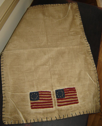 AM123 Stitched Cloth with Flags-