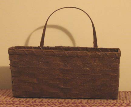 Medium mustard wall mail basket-