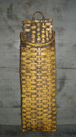 BA117 Tall Wall Goldenrod Basket-