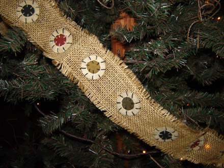 CT139 Pennies on Burlap Garland-