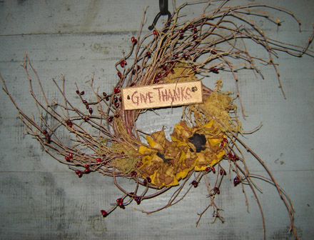 FH122 Give Thanks Wreath-