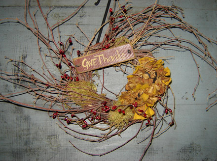 FH123 Give Thanks Wreath-