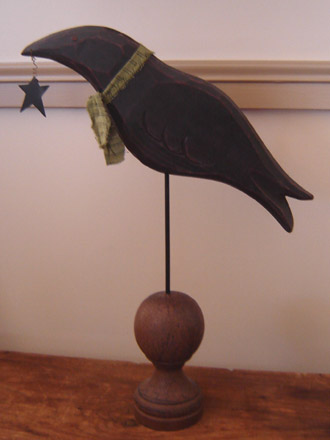 MO153 Wooden Crow Pedestal-