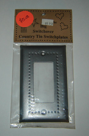 TN126 Single Switchplate-