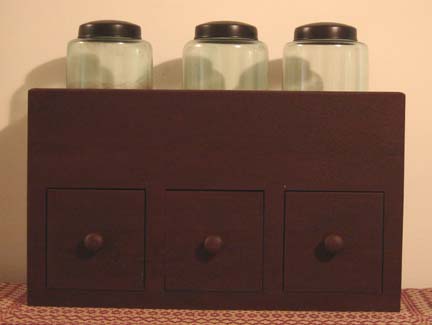 Burgundy storage box-