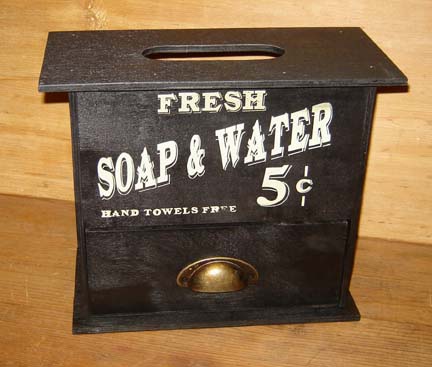 Tissue holder bath box-