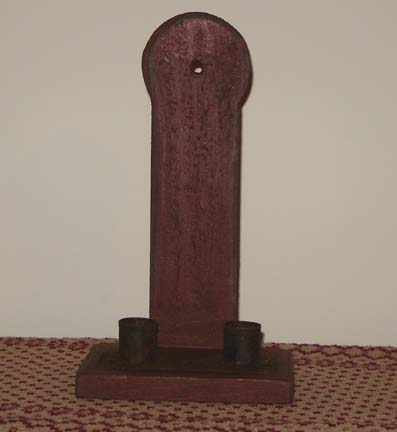 Burgundy double candle keep.-