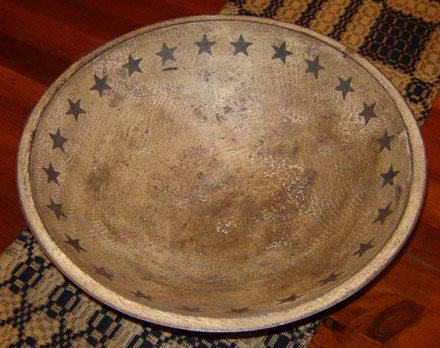 WO114 Wooden Star Bowl-